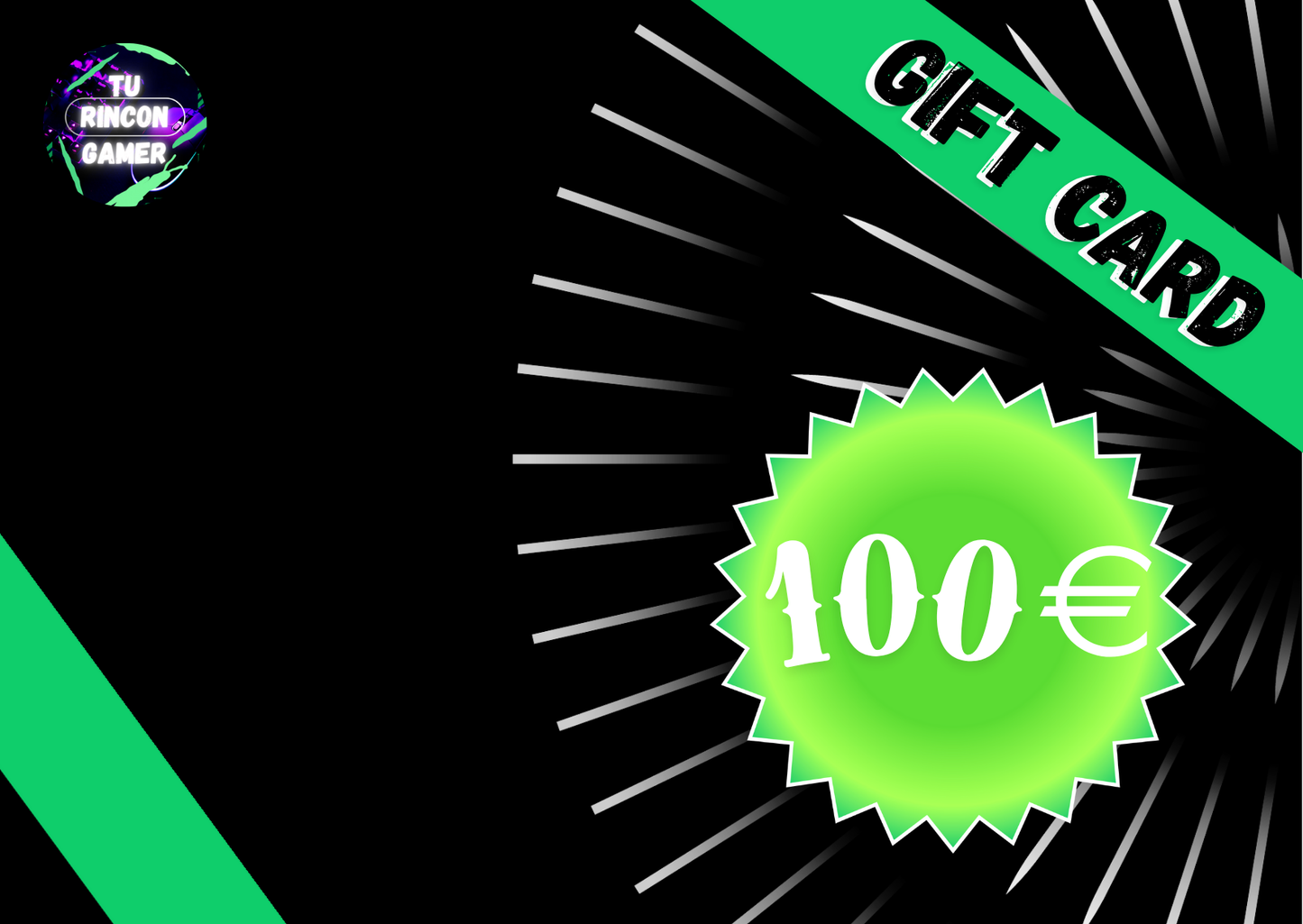 TARGETA REGALO 100 EUROS / TU-RINCON-GAMER